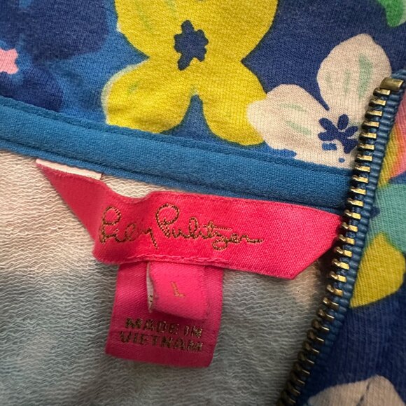 Lilly Pulitzer Melania popover blouse size L - Picture 2 of 3